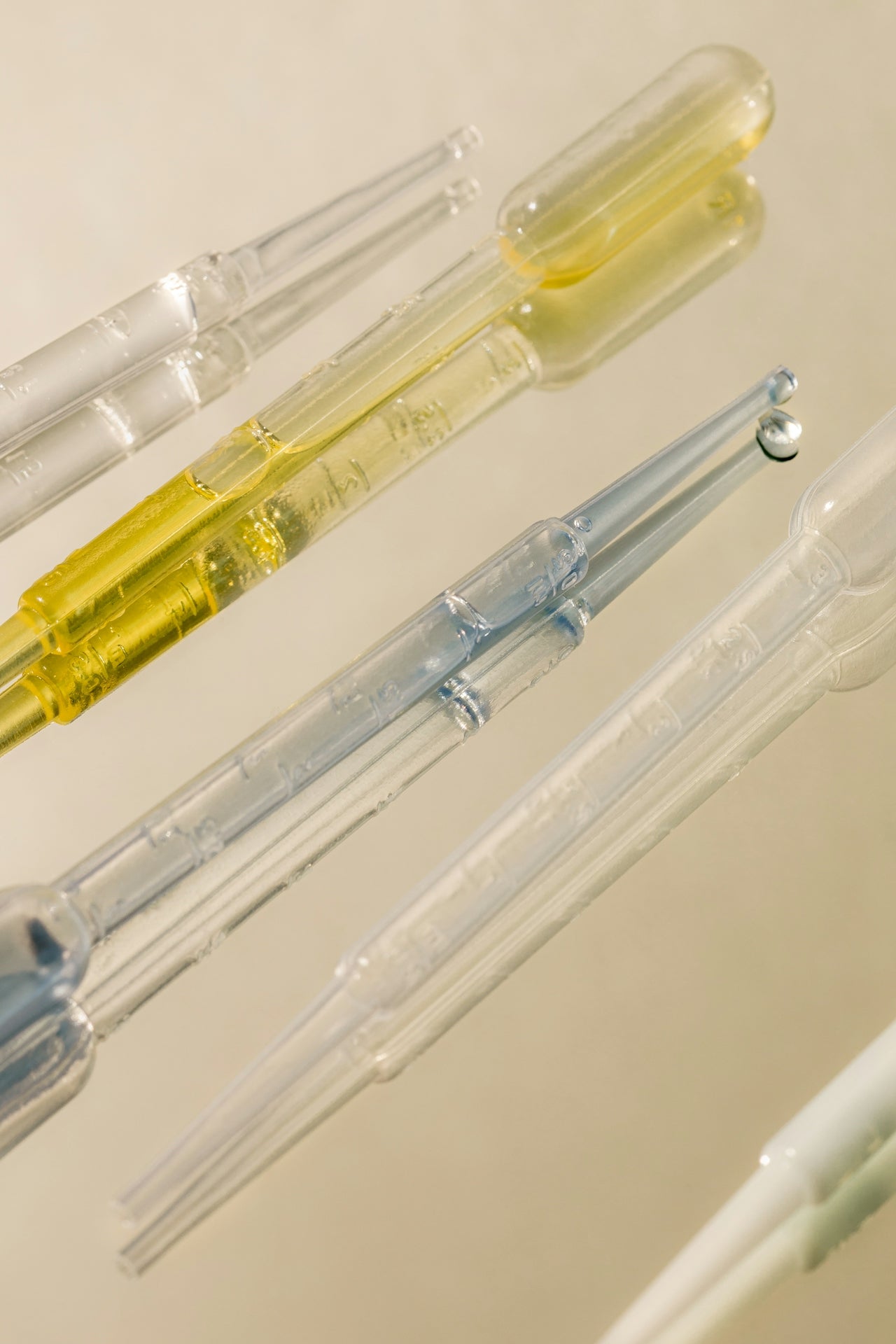 Professional scalp treatment ampoules used during personalized trichology protocols.